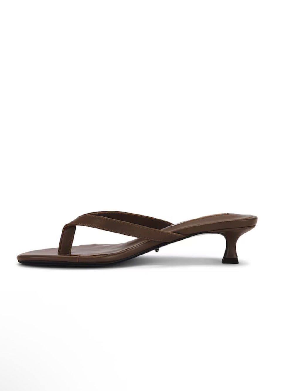 Tony Bianco Pluto Sandals Liqueur Brown Leather Kitten-Heels Mules Revolve 10 - Picture 2 of 11